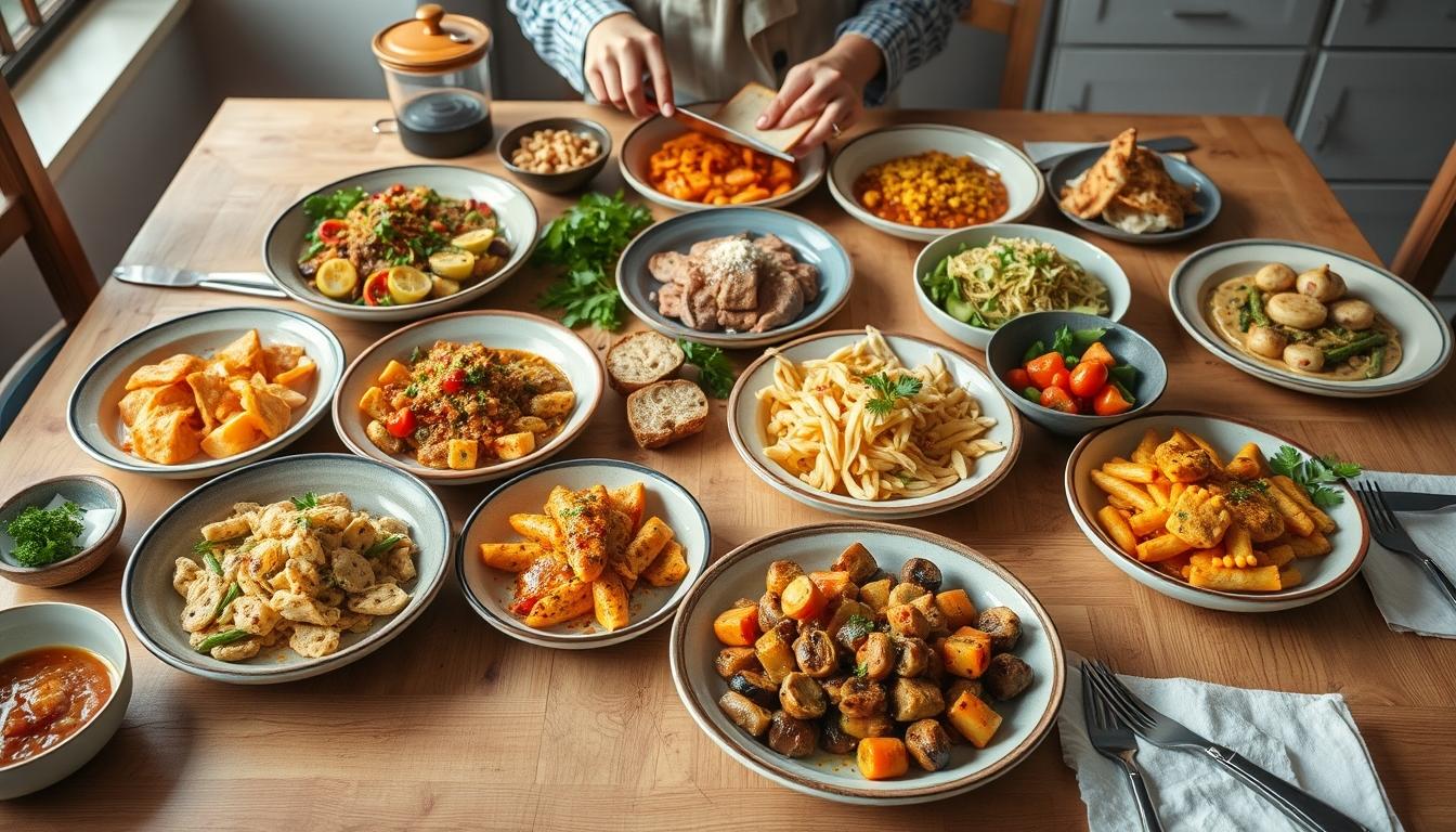 Fresh ingredients and home cooking inspiration